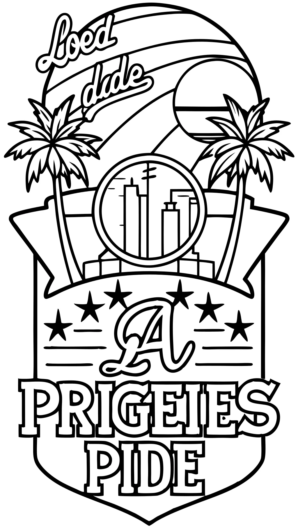 los angeles dodgers coloring pages